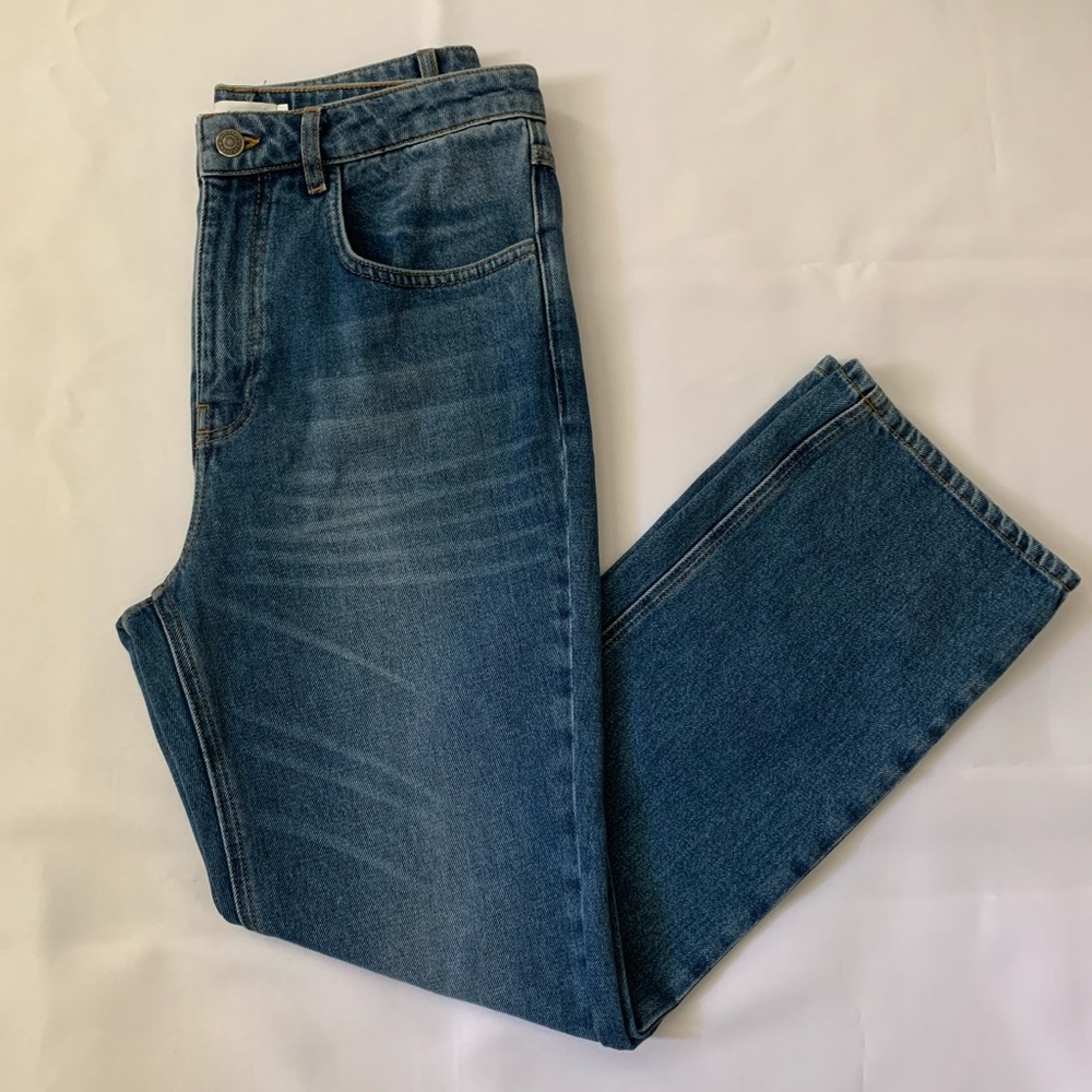 ❤️SOLD❤️ALC High Waisted Jeans Cropped BRAND NEW - Picture 2 of 8